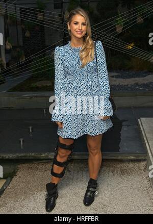 Vogue Williams at the Vin & Omi show after Party at the Sanderson Hotel, London Stock Photo