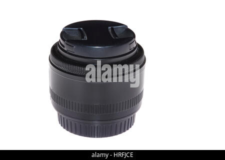 Camera Lens, Isolated on white background , clipping path , copy space Stock Photo