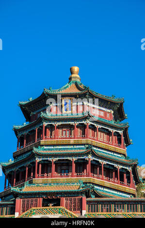 Pavilion of the Fragrance of Buddha in Summer Palace Stock Photo