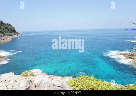 sea and sky, tachai islands, thailand Stock Photo