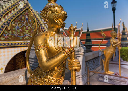 Apsonsi statue Wat Phra Kaew Grand Palace Bangkok Thailand Stock Photo