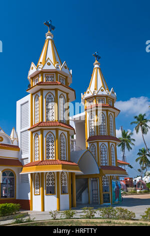 Our Lady of Health Church Pondicherry Tamil Nadu India Stock Photo