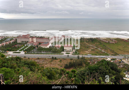 Da Nang beach, Vietnam. Named also China beach, it was the place where the American MASH unit operated during the Vietnam war Stock Photo