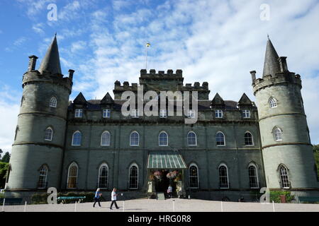 Inverary Castle, Scotland Stock Photo