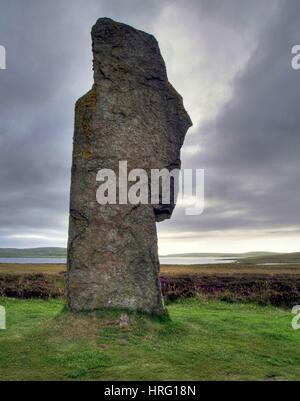 Rough scottish landscape in severe weather conditions Stock Photo