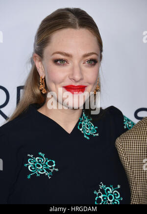 Los Angeles, USA. 01st Mar, 2017. Amanda Seyfried 017 at the Last Word Premiere at the Arclight Theatre in Los Angeles. March 1, 2017. Credit: Tsuni/USA/Alamy Live News Stock Photo