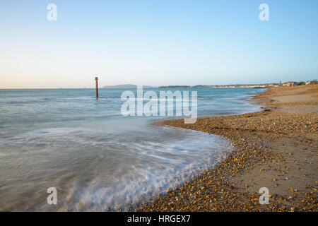 Weymouth Bay, Dorset, UK. 2nd March, 2017. A clear and crisp spring morning over Weymouth Bay, the first fine day of spring. © Dan Tucker/Alamy Live News Stock Photo