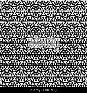 Primitive leaves, seamless floral pattern. Tribal ethnic
