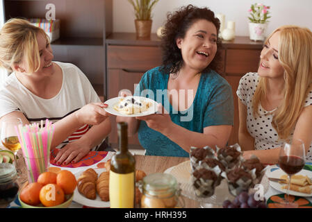 Pancakes made for best friends Stock Photo