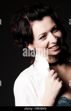 Model released, Junge, attraktive Frau, 30 - young, attractive woman Stock Photo