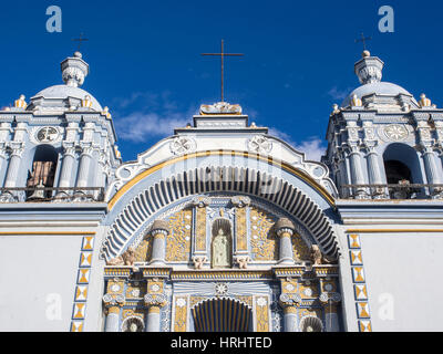 Santo Domingo church in the town of Ocotlan de Morelos, State of Oaxaca, Mexico, North America Stock Photo