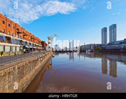 View of Puerto Madero, City of Buenos Aires, Buenos Aires Province, Argentina Stock Photo