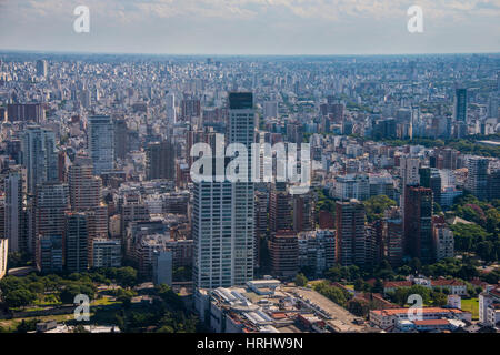 Aerial of Buenos Aires, Argentina Stock Photo