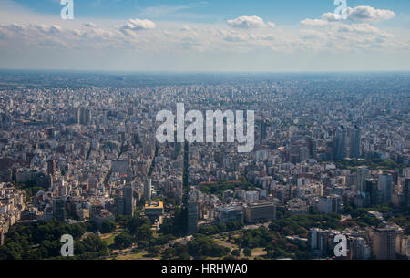 Aerial of Buenos Aires, Argentina Stock Photo