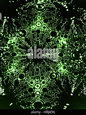 Tungsten Diffraction Pattern X-Ray Diffraction of Tungsten Tip Stock Photo - Alamy