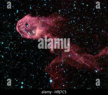 IC 1396, Elephant Trunk Nebula Stock Photo