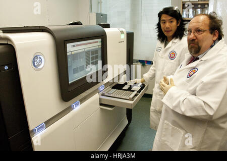 Comparative Genomics Genome Sequencing Machine Stock Photo