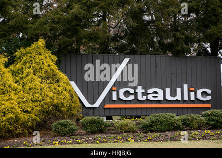 A Logo Sign Outside Of The Headquarters Of Victaulic In Easton ...