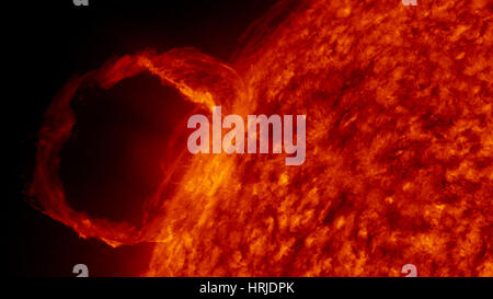 Solar Prominence, 2010 Stock Photo