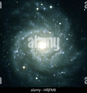 Spiral Galaxy M74, NGC 628, Optical Stock Photo