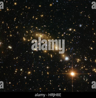 Galaxy Cluster, MACS J0416.1-2403 Stock Photo - Alamy