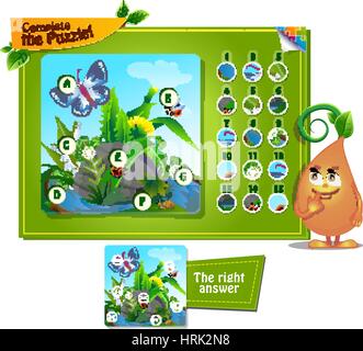 visual game for children and adults. Complete each math analogy Stock ...