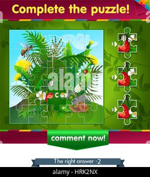 visual game for children and adults. Complete each math analogy Stock ...