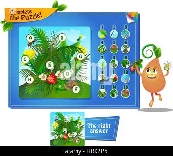 visual game for children and adults. Complete each math analogy Stock ...