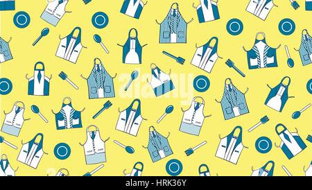 Baking kitchen icons seamless grunge background Stock Vector