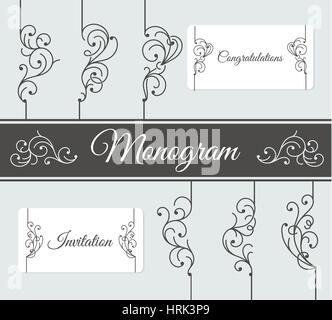 Simple and graceful monogram design template, Elegant lineart logo ...