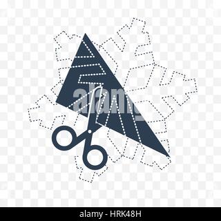 Illustration of a Making a gift packing. Arts and crafts  hand drawn supplies, tools, design elements,  isolated on white background Stock Vector