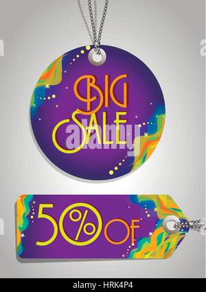 Price tags set one for your design Stock Vector