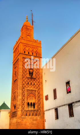 Dar El Makhzen Mosque in the old medina of Casablanca - Morocco Stock Photo