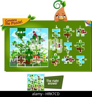 visual game for children and adults. Complete each math analogy Stock ...