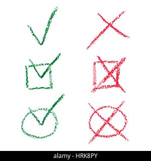 Check mark set Stock Vector