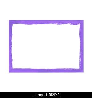 Lilac grunge frame Stock Vector