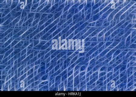 Abstract blue technology background created from curves Stock Photo