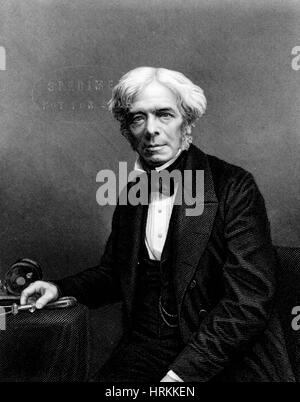 Michael Faraday, English Physicist Stock Photo