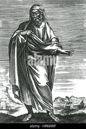 Democritus, Ancient Greek Polymath Stock Photo