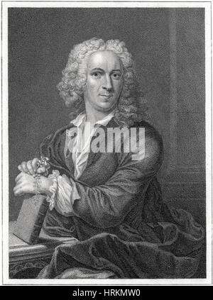 Carl Linnaeus, Swedish Botanist Stock Photo