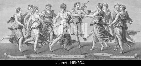 The Muses Stock Photo
