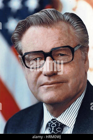 NELSON ROCKEFELLER (1908-1979) as 41st Vice President of the United States in 1974. Photo: White House official Stock Photo