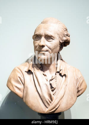 Michel-Jean Sedane 1775 by Augustin Pajou terracotta Stock Photo