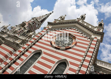 Our Lady of Mount Carmel Sanctuary, La Candelaria, Bogota, Colombia Stock Photo