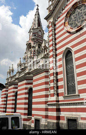 Our Lady of Mount Carmel Sanctuary, La Candelaria, Bogota, Colombia Stock Photo