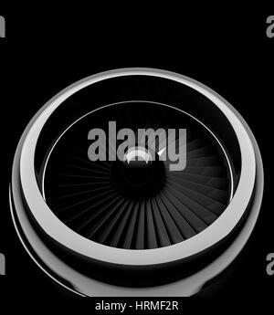 Front view of jet engine Stock Photo - Alamy
