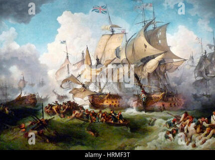 The Glorious First of June, 1794 - The Victory of Lord Howe - Philip James de Loutherbourg
