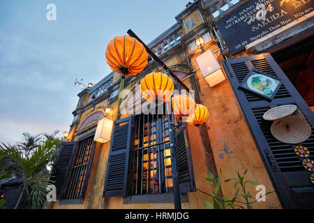 Building in Hoi An Ancient Town. Quang Nam Province, Vietnam. Stock Photo
