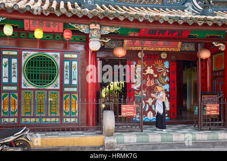Quan Cong Temple. Hoi An Ancient Town, Quang Nam Province, Vietnam. Stock Photo
