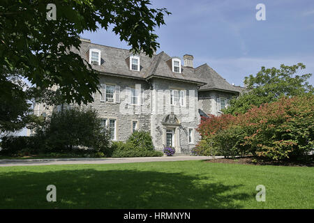 24 Sussex Drive, the official residence of the Prime Minister of Canada. Stock Photo